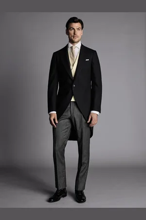 Charles Tyrwhitt Frak garniturowy o dopasowanym kroju w jodełkę50 Long (UK 40 L)