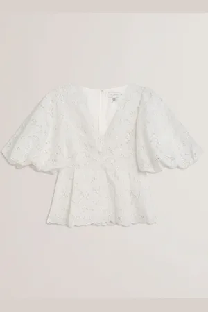 Ted Baker Ellari-Tie Front Detail Balloon Sleeve Top38