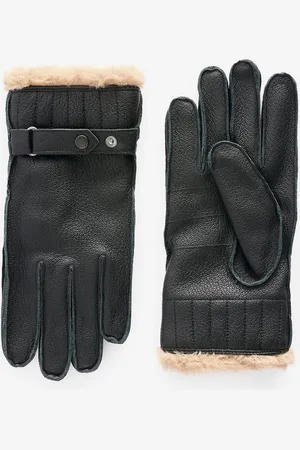 Barbour Skórzane rękawiczki w stylu utility M
