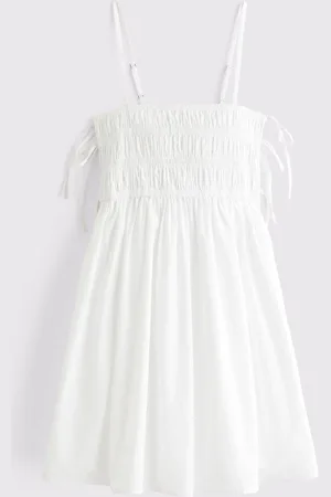 Abercrombie & Fitch Smocked Babydoll Maxi DressM