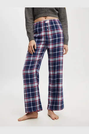 Cotton On Boyfriend Flannel Wide Leg Boxer TrousersS