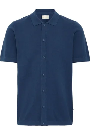 Blend Knitted Short Sleeve 100% Cotton ShirtM