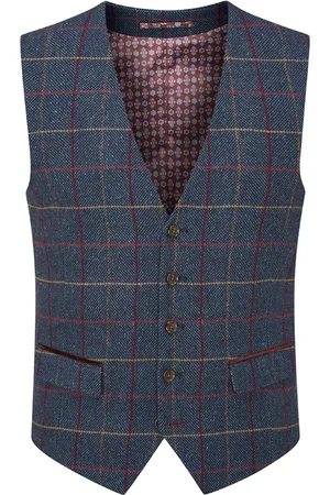 Skopes Doyle Tweed Wool Blend Tailored Fit Suit Waistcoat60 Regular (UK 50 R)