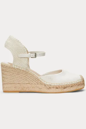 Ralph Lauren Robby Contrast Wedge Espadrille SandalsEU 35.5 (UK 3)