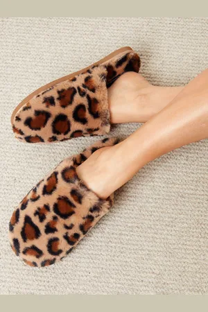 Threadbare Faux Fur Mule SlippersEU 42 (UK 7.5)