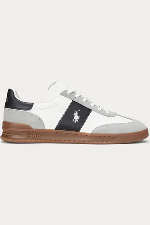 Ralph Lauren Green Heritage Aera Suede TrainersEU 44 (UK 10)