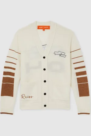 Reiss Boom McLaren F1 Team Varsity Wool-Cashmere CardiganM