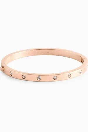 Kate Spade Gold Tone Metal Stone Hinged BraceletJeden