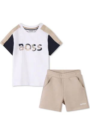 HUGO BOSS Baby Logo Short Sleeve Top And Short Set8692 cm