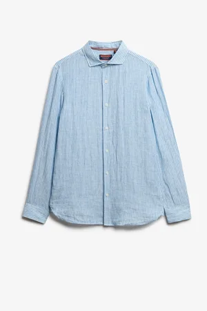 Superdry Wakacyjna koszula z długim rękawem, w 100% z lnu3X-L