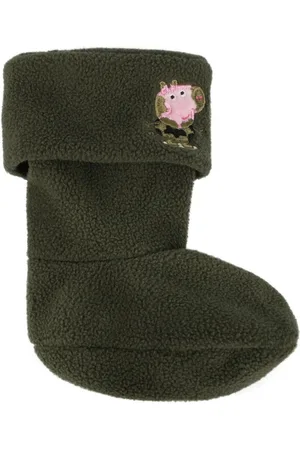 Totes Childrens Peppa Pig Welly Liner Socks7-8 EU25.5