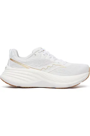 Saucony Womens White/Gold Hurricane 24 Trainerseu39