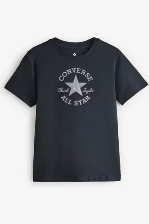 Converse Koszulka Chuck z naszywką i brokatem, w 100% z bawełnyS