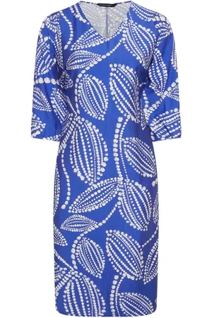 Evans Blue Swing Midaxi Dress44