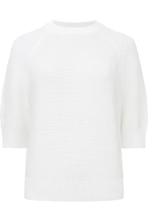 French Connection 100% Cotton Short Sleeve Lily Mozart JumperXL