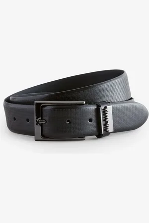 Ted Baker Dawsons Textured Leather Belt34 R