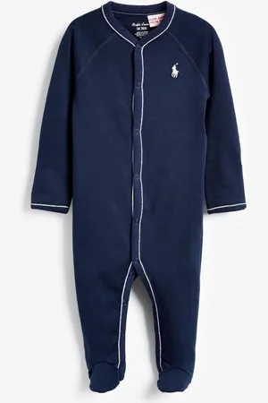 Ralph Lauren Pajacyk niemowlęcy z logo, 100% bawełna9 Months (74cm)