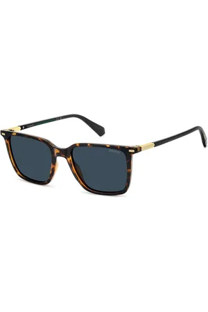 Polaroid Havana Rectangular Brown Sunglassesonesize