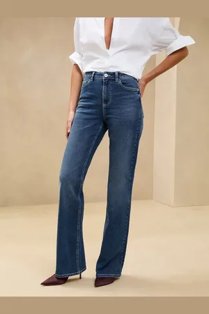 Lipsy London Slim High Waist Flare Jeans36