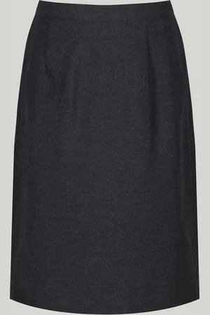 Trutex Szara spódnica szkolna z rozcięciem z tyłu 18" (11-15 lat)15 lat (170 cm)