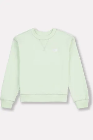 New Balance Kids French Terry Small Logo Crew Sweater122128 cm