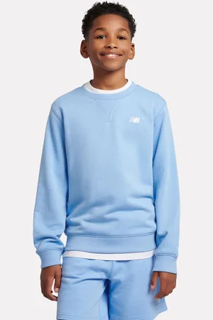 New Balance Kids French Terry Small Logo Crew 100% Cotton Sweater140146 cm