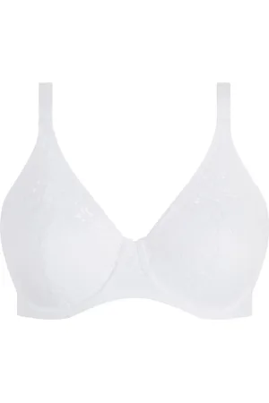 Chantelle Norah Soft Feel Floral Print White Underwired Bra85D