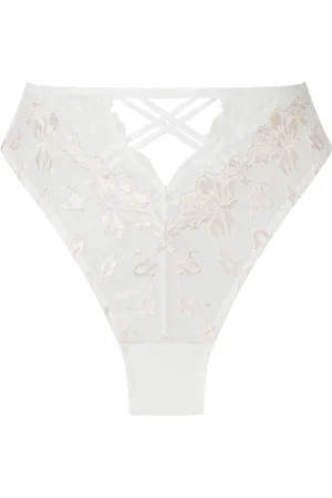 Ann Summers Mirage Foiled Lace High Waist Brazilian Knickers44