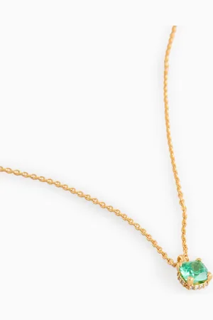 Kate Spade Green 6mm Sq Pndt NecklaceJeden