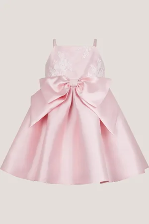 Monsoon Baby Juniper Satin Lace Bow Bridesmaid Dress7480 cm