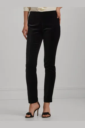 Ralph Lauren Stretch Velvet Skinny Ankle Trousers36