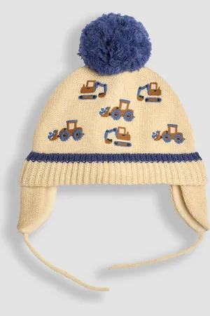 JoJo Maman Bébé Digger Embroidered Hat1
