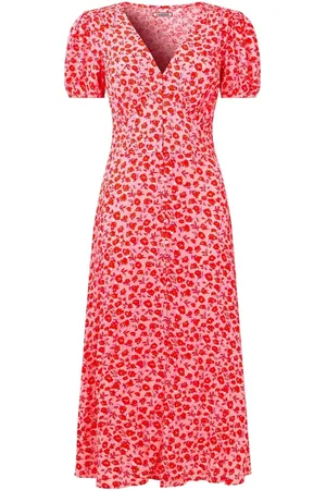Joe Browns Rose Print Midi Dress38