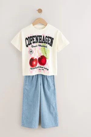 Next 100% Cotton T-Shirt and Jeans Set (3-16yrs)98104 cm
