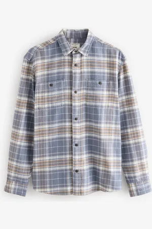 Next Long Sleeve Check Western 100% Cotton ShirtM