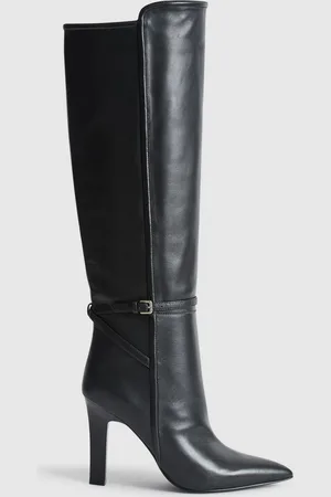 Reiss Caitlin Leather Knee High BootsEU 41 (UK 8)