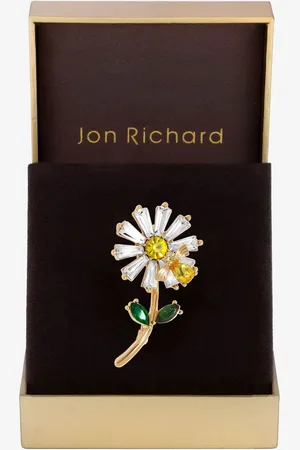 Jon Richard Daisy Gift Boxed BroochJeden