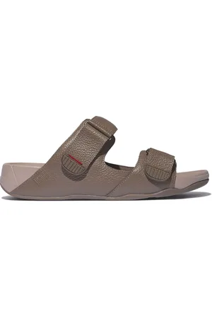 FitFlop Brown Gogh Moc Sandals In LeatherEU 44 (UK 10)