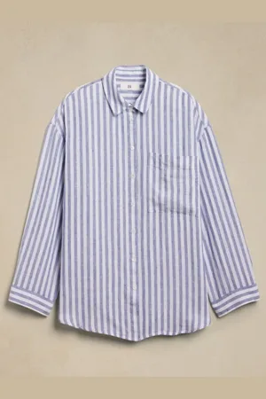 Banana Republic The Oversized Linen ShirtM