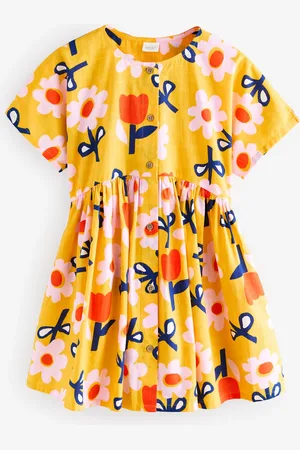 Next 100% Cotton Button Dress (3-16yrs)10 lat (140 cm)