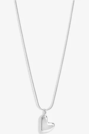 Simply Silver 925 Molten Heart PendantJeden