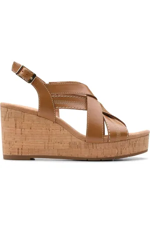 Clarks Leather Sabina Sling Sandalseu38