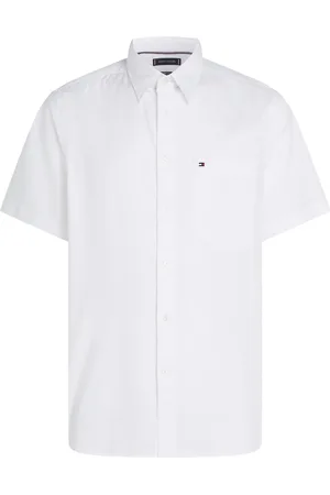 Tommy Hilfiger Regular Fit Flex Poplin Stripe 100% Cotton ShirtL