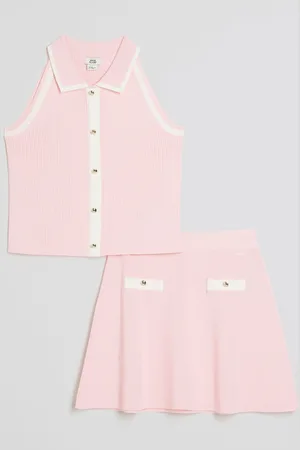 River Island Girls Button Cardigan and Skirt Set146152 cm
