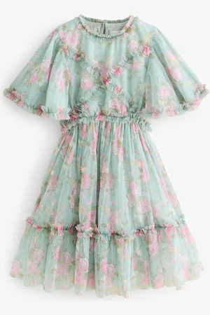 Next Cut Out Mesh Printed Occasion Dress (3-16yrs)15 lat (170 cm)