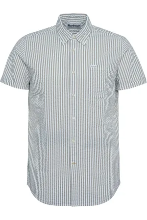 Barbour 100% Cotton Cresswell Seersucker Summer Fit ShirtXL