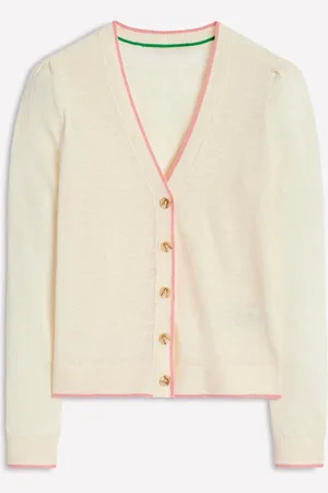 Boden Liv V-Neck 100% Linen CardiganM