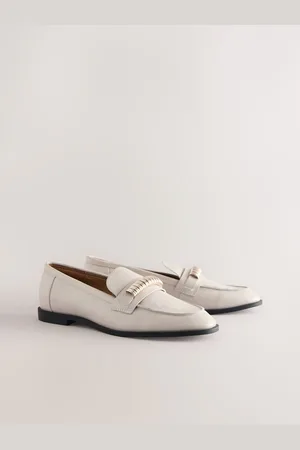 Next Forever Comfort Leather Chain Detail Slim LoafersEU 38 (UK 5)