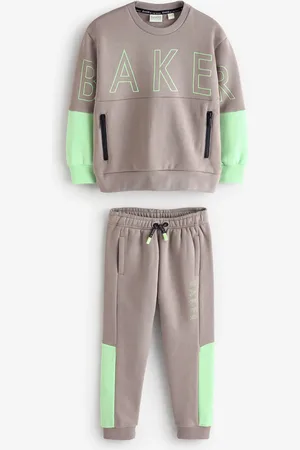 Ted Baker Grey Colourblock Sweatshirt and Joggers Set2