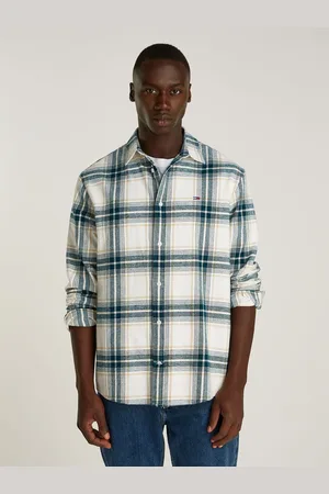 Tommy Hilfiger Regular Fit Blue Check Flannel ShirtS